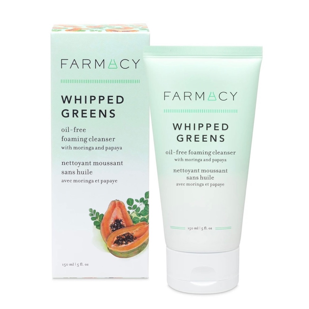 Farmacy Whipped Greens Oil-Free Foaming Cleanser